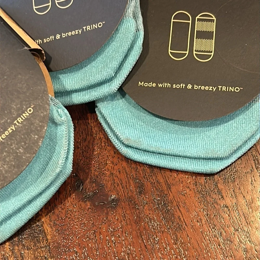 3 Pack Allbirds Merino Wool Blend Trino Sprinters No Show Socks Unisex L *As-ls*